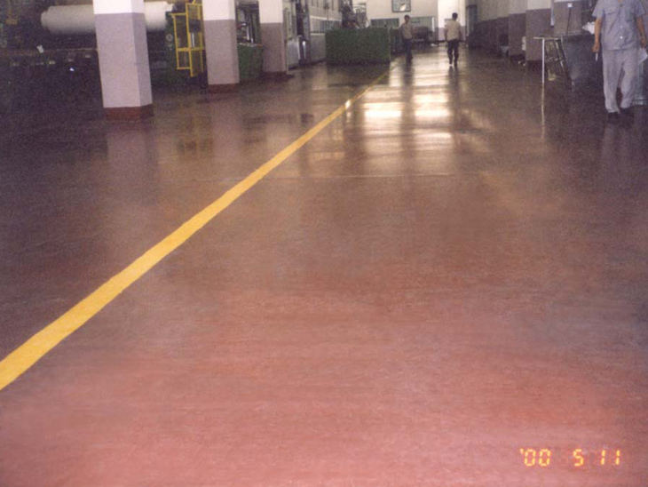 奥新砖红色地坪